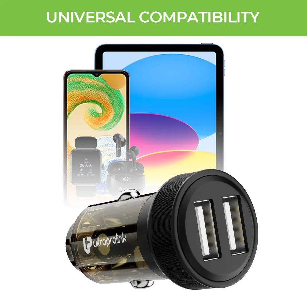 UltraProlink Higher Power Car Charger with 3in1 Charging Cable UM1109 overview 4