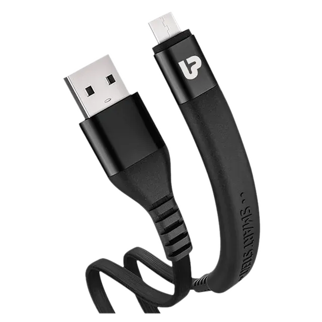 UltraProlink UL1011M Flex Micro USB Type C Black 1.2m Cable with Stand