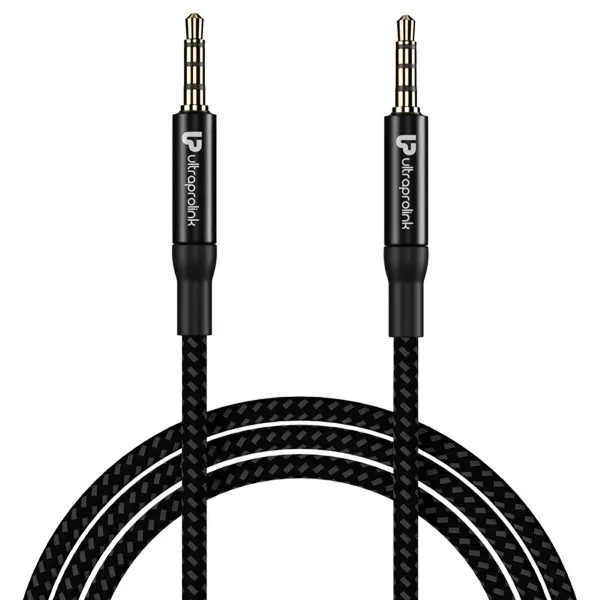 Ultraprolink AudioOX 3.5mm–3.5mm Nylon Braided Audio Cable 1.5m