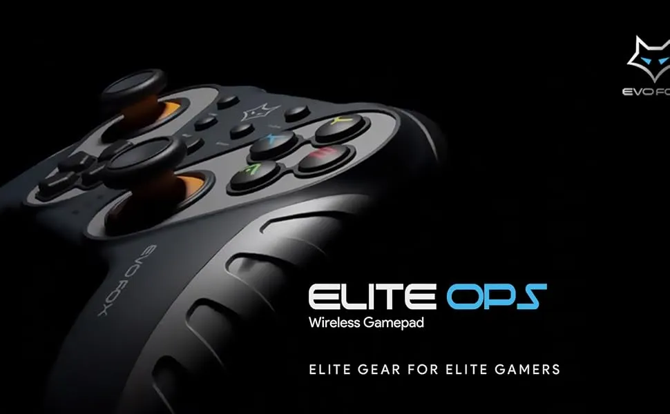 Amkette EvoFox Elite Ops Wireless Gamepad (Dusk Grey)ar overview 1