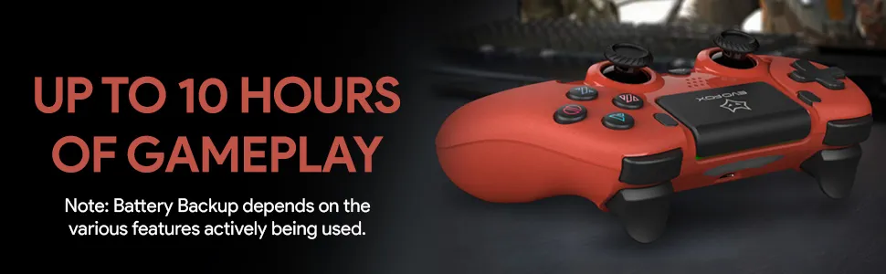 Amkette EvoFox Elite Play Wireless Controller (Red) overview 9