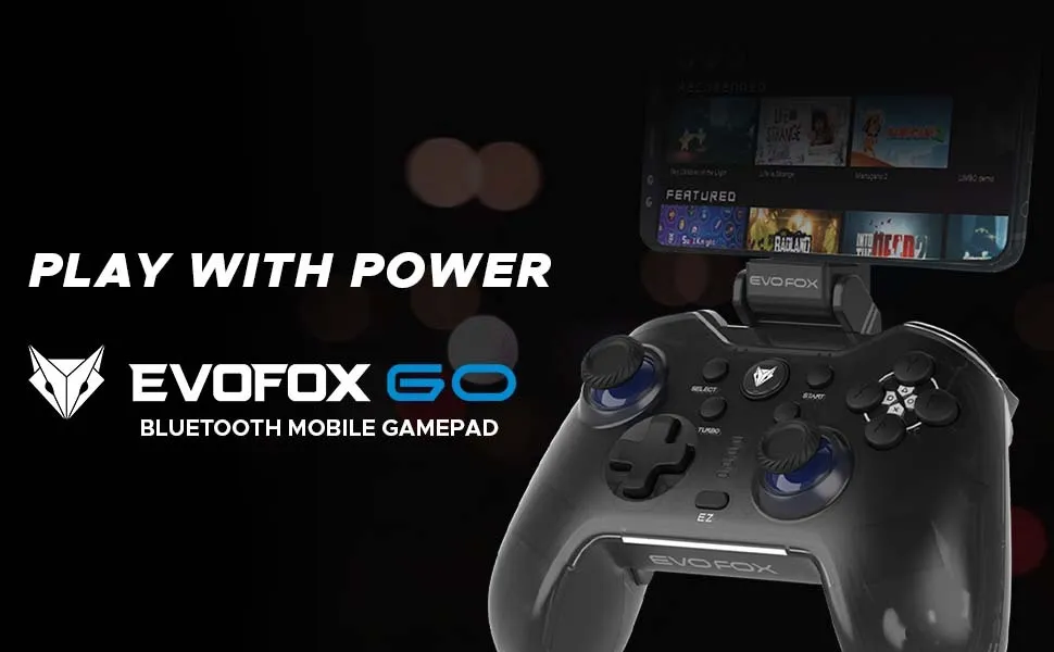 Amkette EvoFox Go Smartphone Bluetooth Mobile Gamepad overview 1