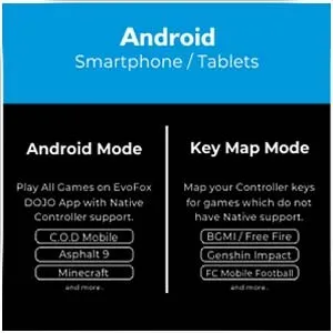 Amkette EvoFox Go Smartphone Bluetooth Mobile Gamepad overview 2