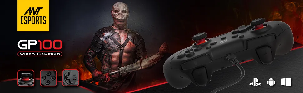 Ant Esports GP100 Wired Controller overview 1