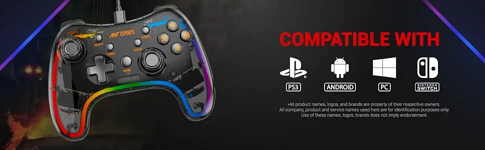Ant Esports GP110R Wired Gamepad overview 5