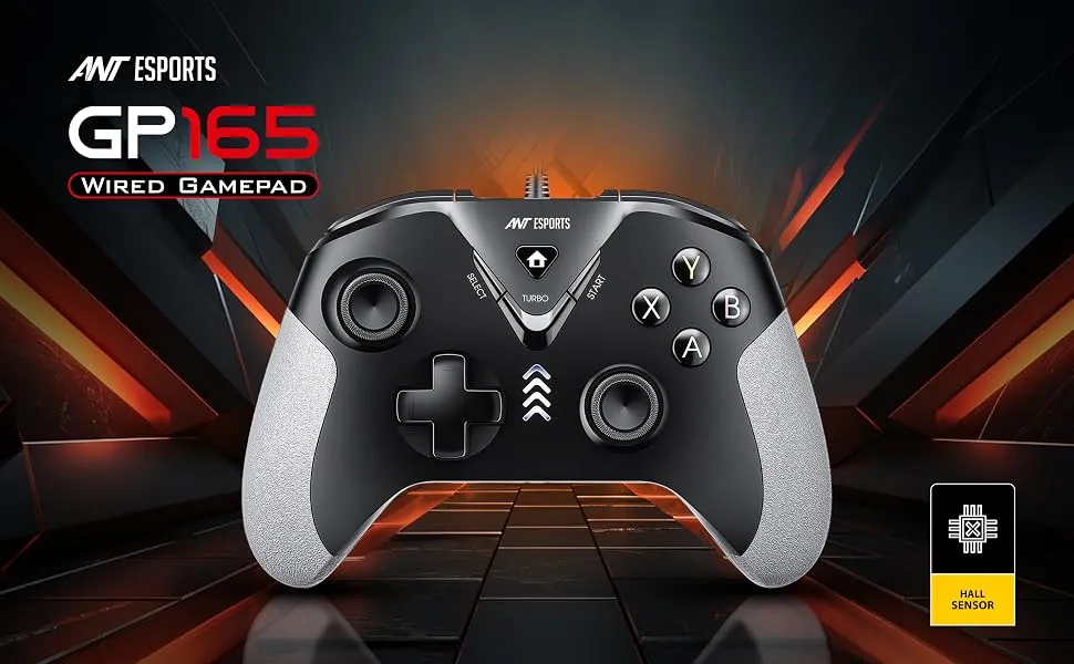 Ant Esports GP165 Wired Controller (Black/Grey) overview 1