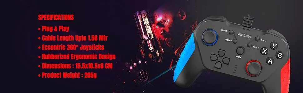 Ant Esports Gp110 Gaming Wired Gamepad overview 4