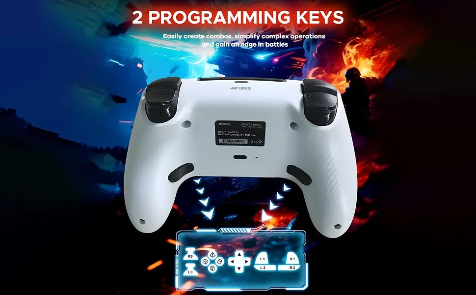 Ant Esports PS5 Powerstrike Gamepad Wireless Controller overview 5