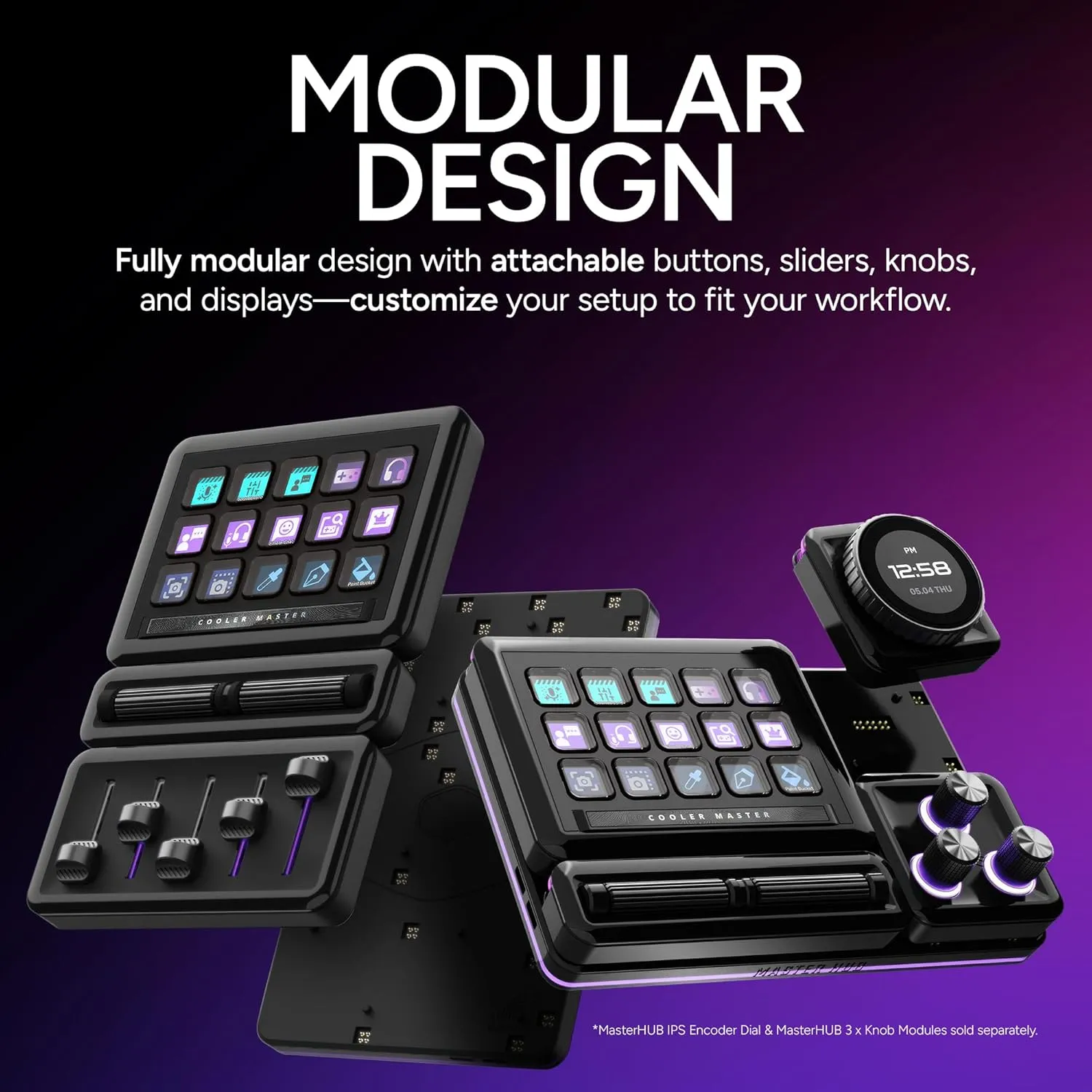 Cooler Master MasterHUB Modular Controller Stream Kit overview 2