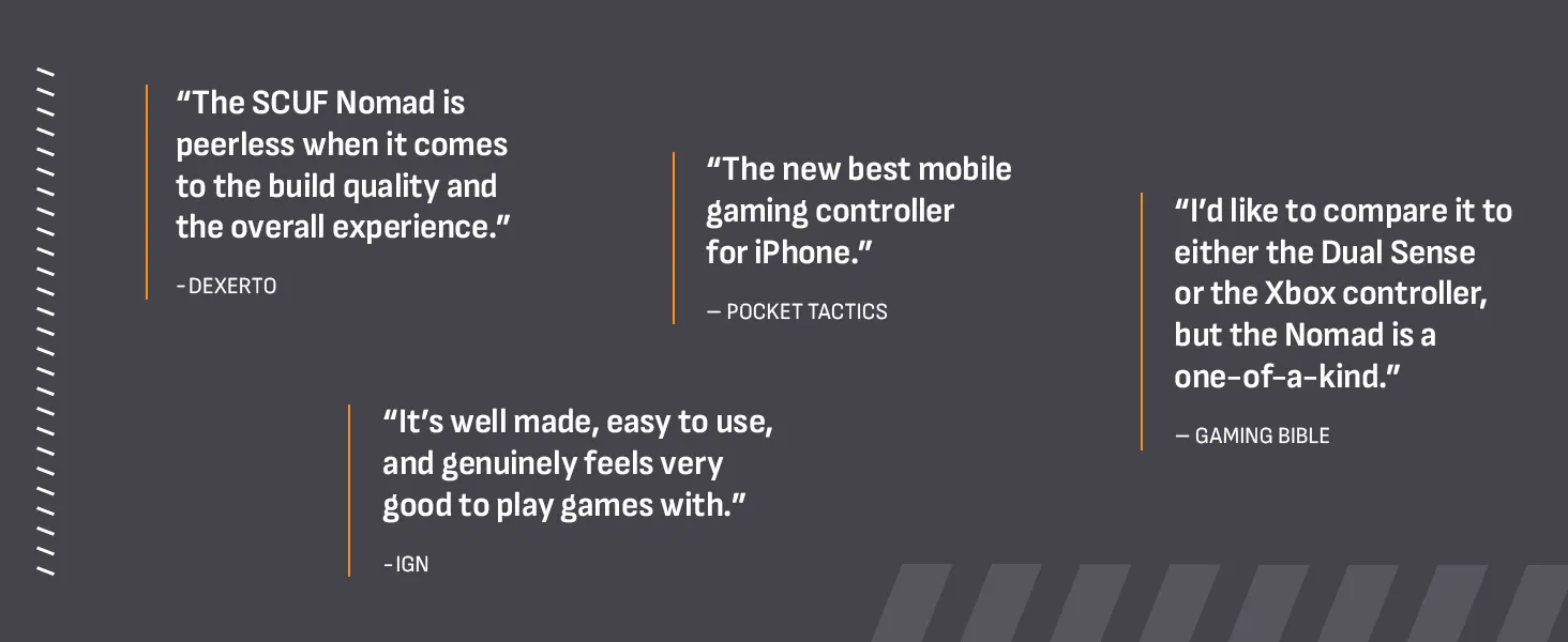 Corsair SCUF Nomad Mobile Controller Black (603-178-01-001-AP) overview 2