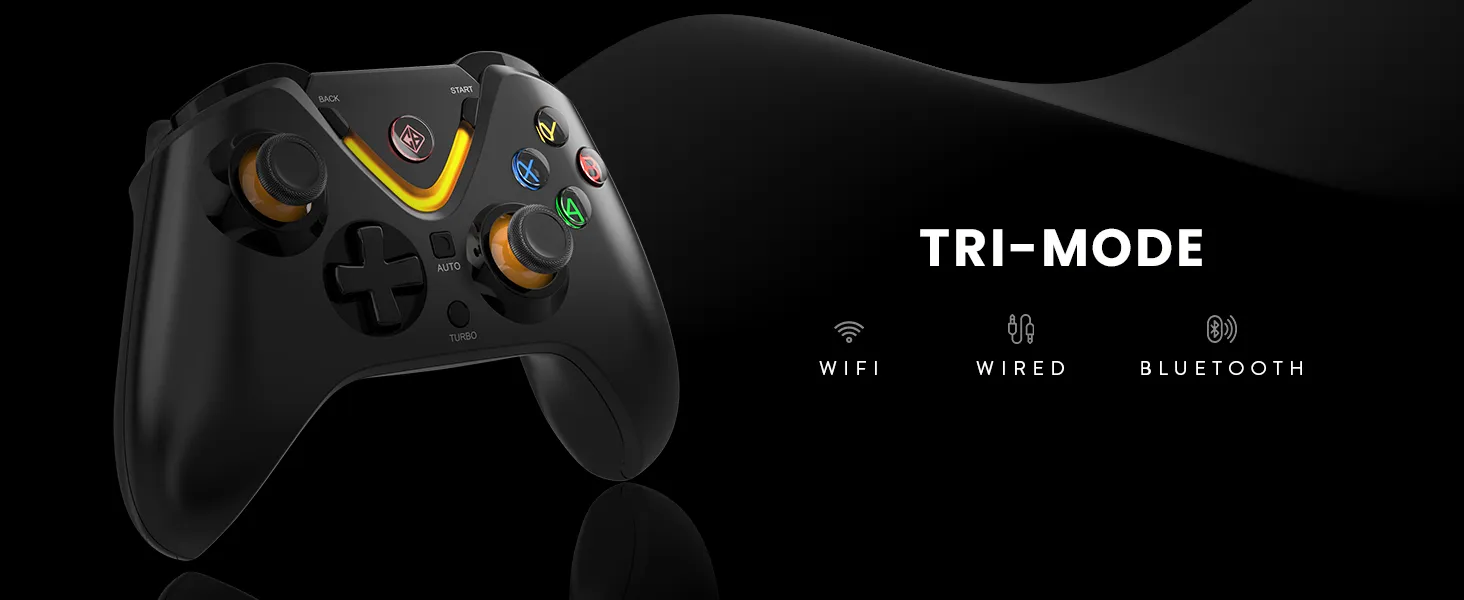 Cosmic Byte Ares Tri-Mode Wireless Controller (Black) overview 2