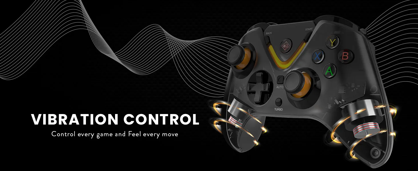 Cosmic Byte Ares Tri-Mode Wireless Controller (Black) overview 5