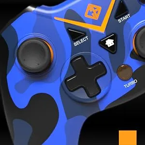 Cosmic Byte C3070W Nebula 2.4G Wireless Gamepad (Camo Blue) overview 3
