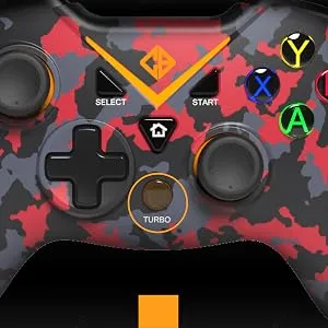 Cosmic Byte C3070W Nebula 2.4G Wireless Gamepad - Camo Red overview 6