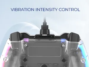 EvoFox Elite X RGB Wired Gaming Controller for PC - (Transparent) overview 4