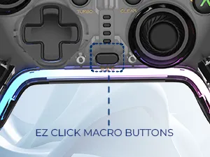 EvoFox Elite X RGB Wired Gaming Controller for PC - (Transparent) overview 5