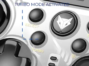 EvoFox Elite X RGB Wired Gaming Controller for PC - (Transparent) overview 6
