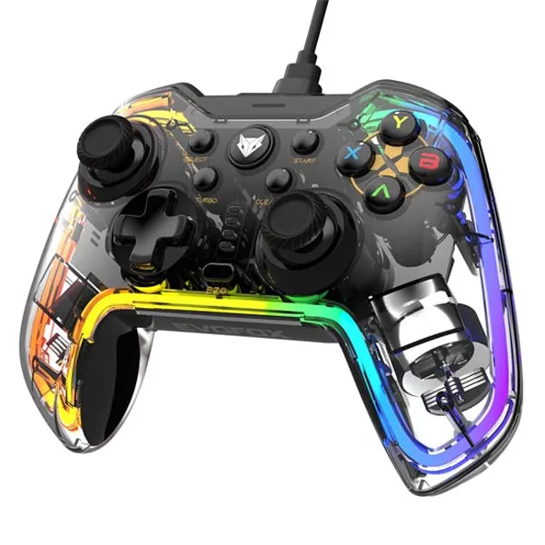 EvoFox Elite X RGB Wired Gaming Controller for PC - (Transparent)