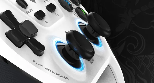 EvoFox One S Universal 3-Mode Wireless Gaming Controller - (Black) overview 2