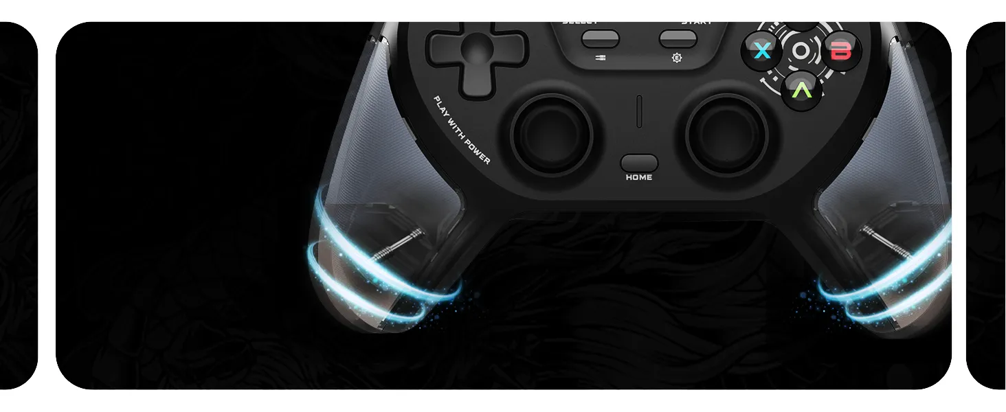 EvoFox One S Universal 3-Mode Wireless Gaming Controller - (Black) overview 8