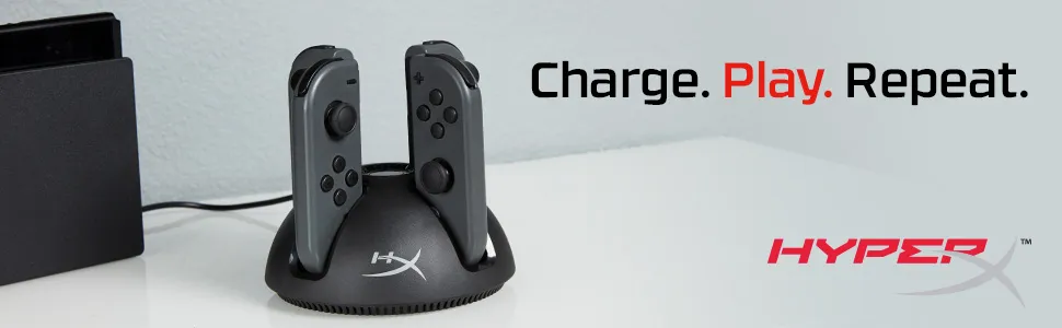 HyperX ChargePlay Quad Joy-Con Controller Charging Station for Nintendo Switch overview 1