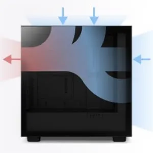 NZXT F120 RGB 120mm Black Cabinet Fan With RGB Controller (Triple Pack) overview 5