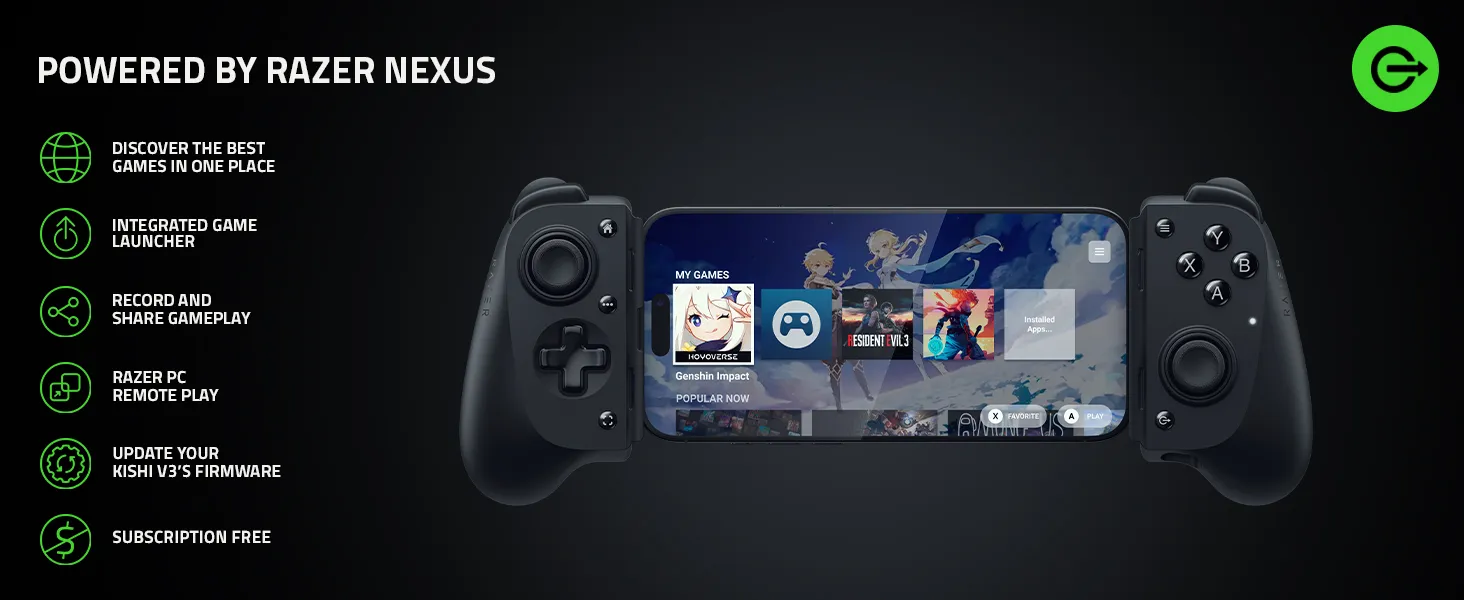 Razer Kishi V3 USB C Wireless Mobile Game Controller overview 5