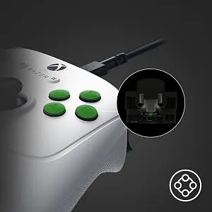 Razer Wolverine V3 Tournament Edition - Wired Gaming Controller for Xbox Series X|S & PC (White) overview 5