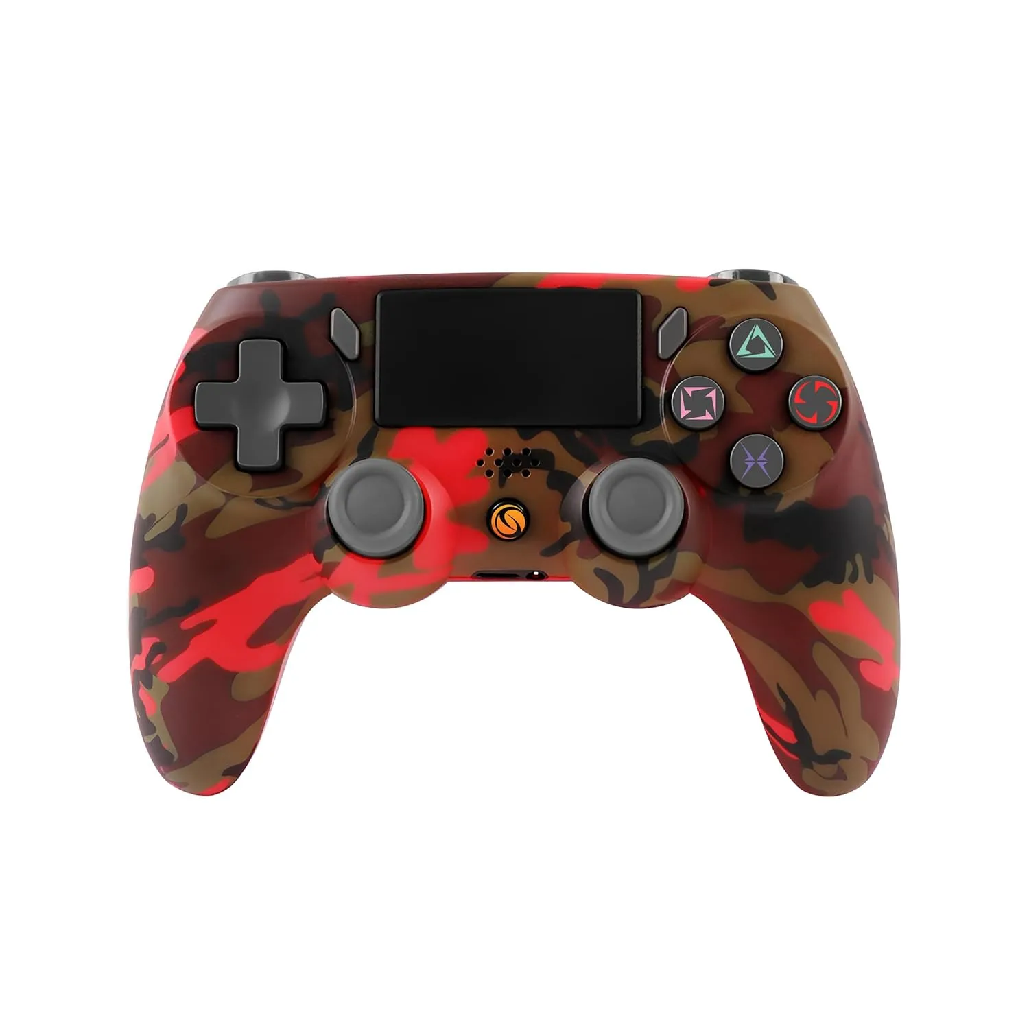Sameo SG05 Bluetooth Wireless PS4 Gaming Controller - Red Camo overview 1