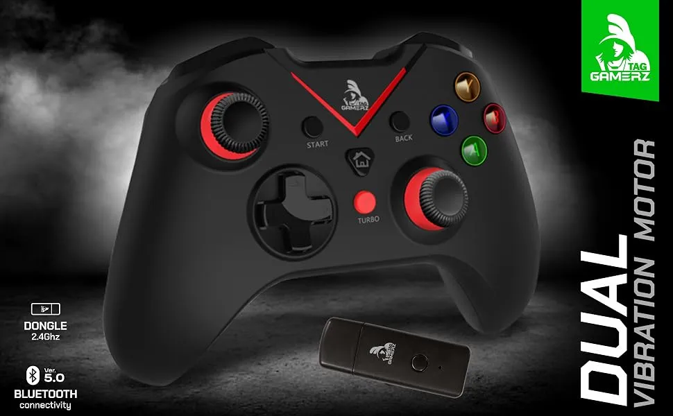 TAG Gamerz GWL1000 Wireless Gamepad overview 1