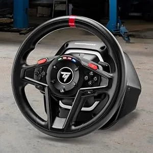 THRUSTMASTER T128-P Racing Wheel Motion Controller (Black, For PC, PS4, PS5) overview 1
