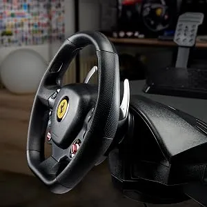 THRUSTMASTER T80 RW FERRARI 488 GTB EMEA VERSION Motion Controller (Black, For PS5, PS4, PC) overview 8
