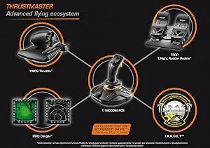 Thrustmaster T-16000M FCS WW VERSION Joystick, Black - PC overview 14