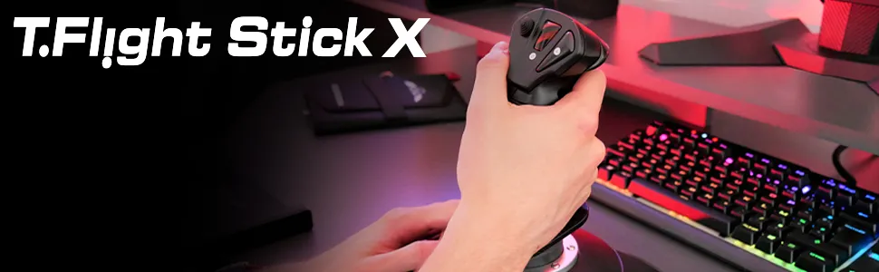 Thrustmaster T-Flight Stick X | Flight Game Controller | Joystick | PC overview 1