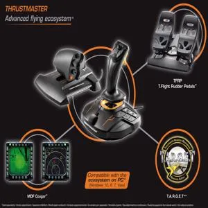 Thrustmaster T16000M FCS Hotas | Flight Game Controller | Joystick | PC overview 6