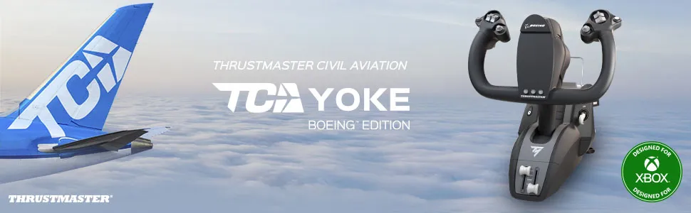 Thrustmaster TCA Yoke Boeing Edition WW Joystick (Xbox Series X, Windows) overview 1