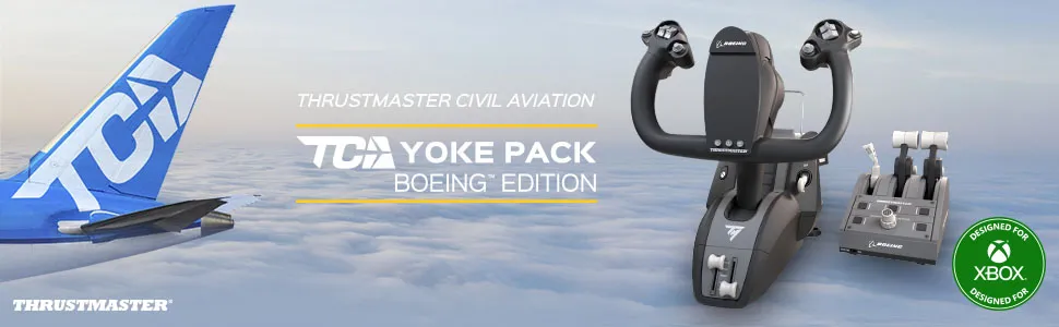 Thrustmaster TCA Yoke PACK Boeing Edition Joystick (Xbox Series X/S, PC) overview 1