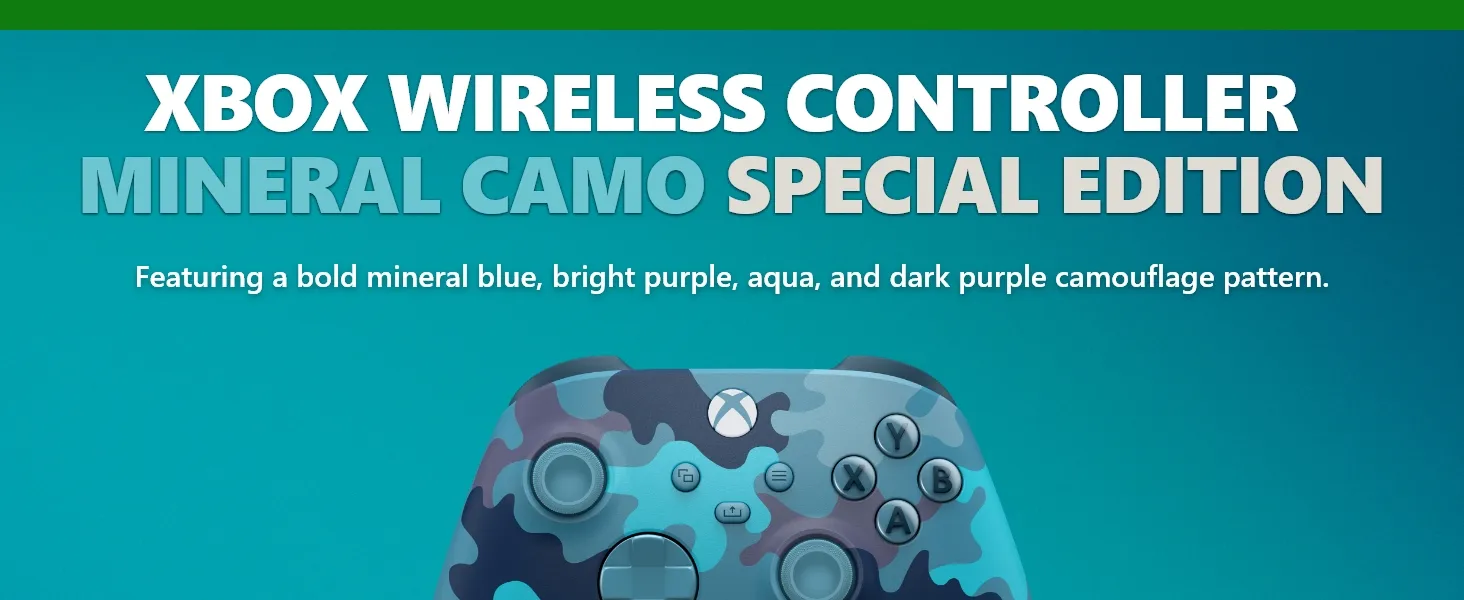 Xbox Wireless Controller – Mineral Camo Special Edition overview 1