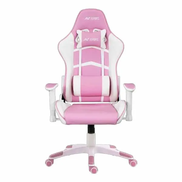 Ant Esports 9077 Ergonomic Gaming Chair (White & Pink)
