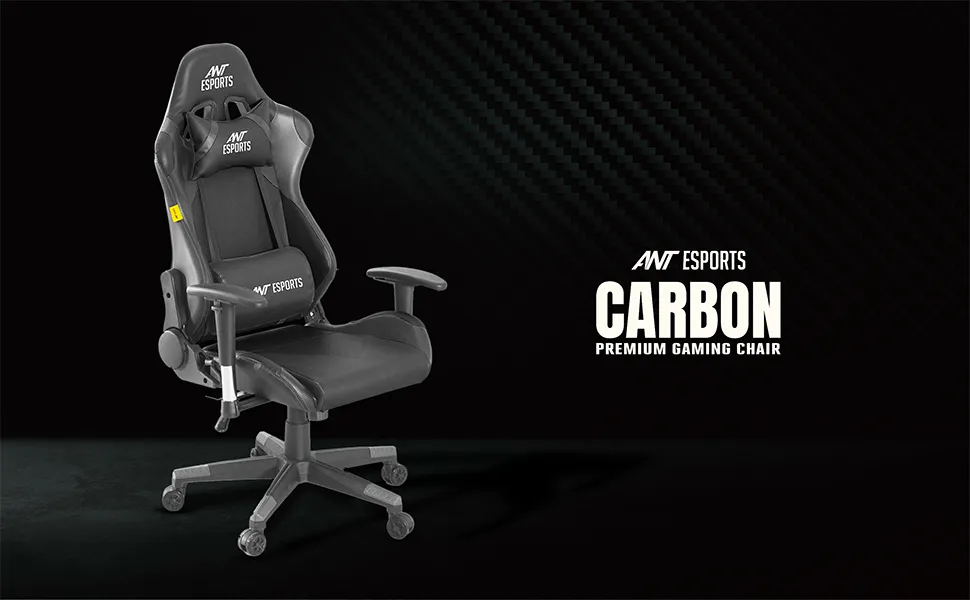 Ant Esports Carbon Gaming Chair (Black) overview 1