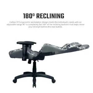 Cooler Master Caliber R1S Camo Gaming Chair (Black) overview 7