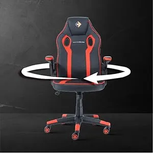 Cosmic Byte CB-GC-01 Flaming Royale Gaming Chair (Black/Red) overview 4