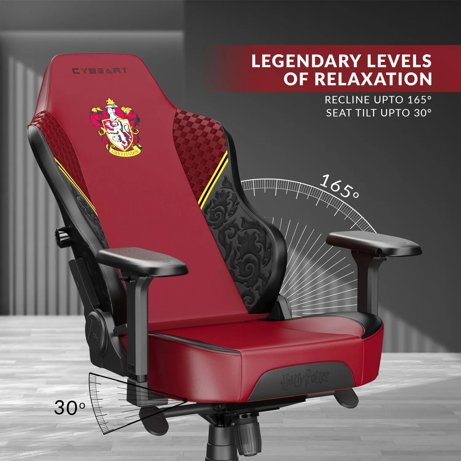 Cybeart Gryffindor Harry Potter Gaming Chair overview 5