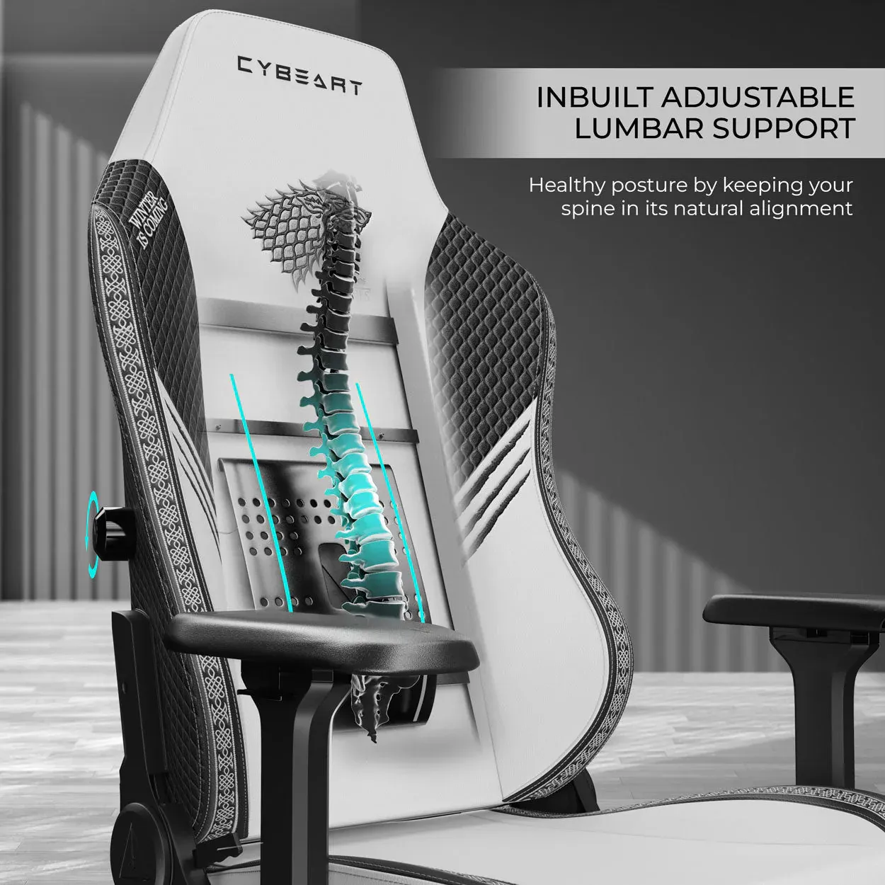 Cybeart House Stark Gaming Chair overview 5