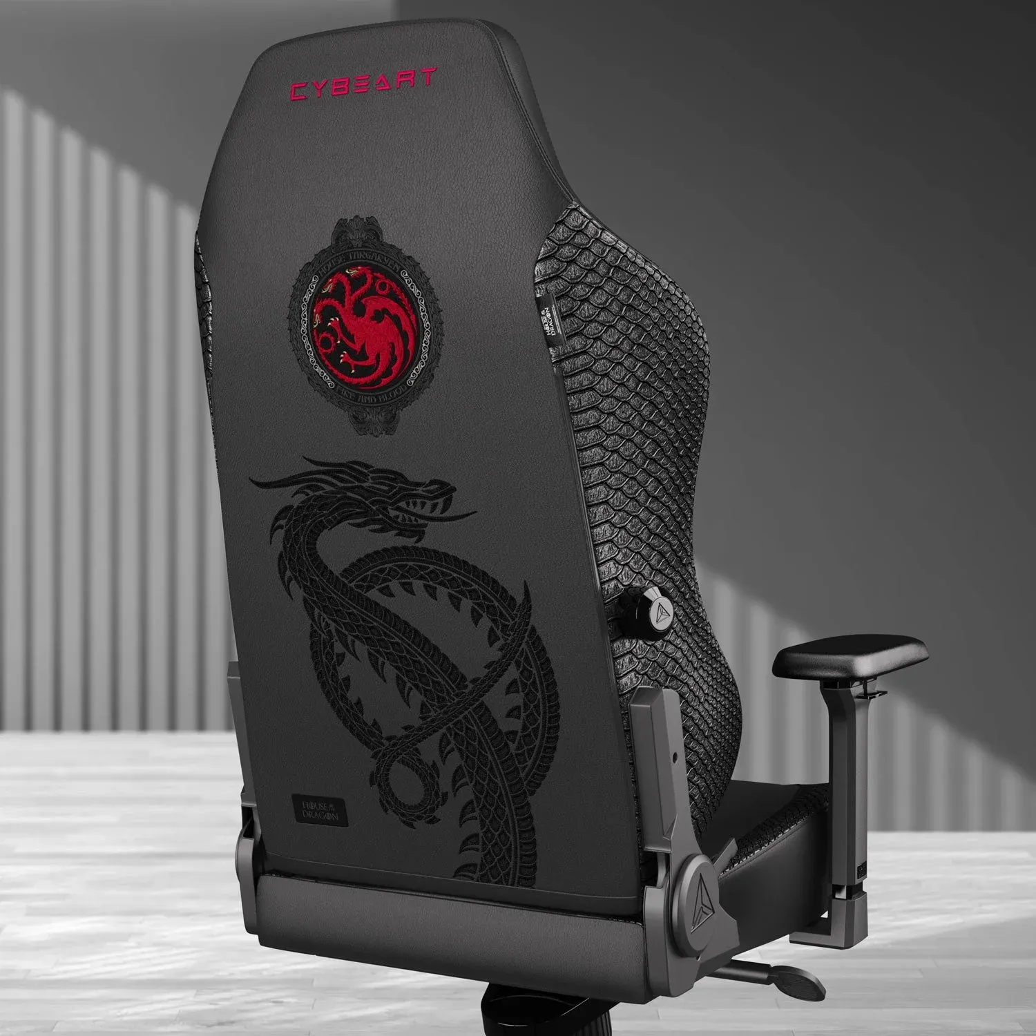 Cybeart House Targaryen Gaming Chair overview 2