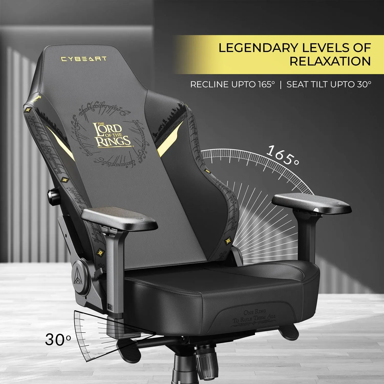 Cybeart Lord of the Rings (Blacked Edition) Gaming Chair overview 8