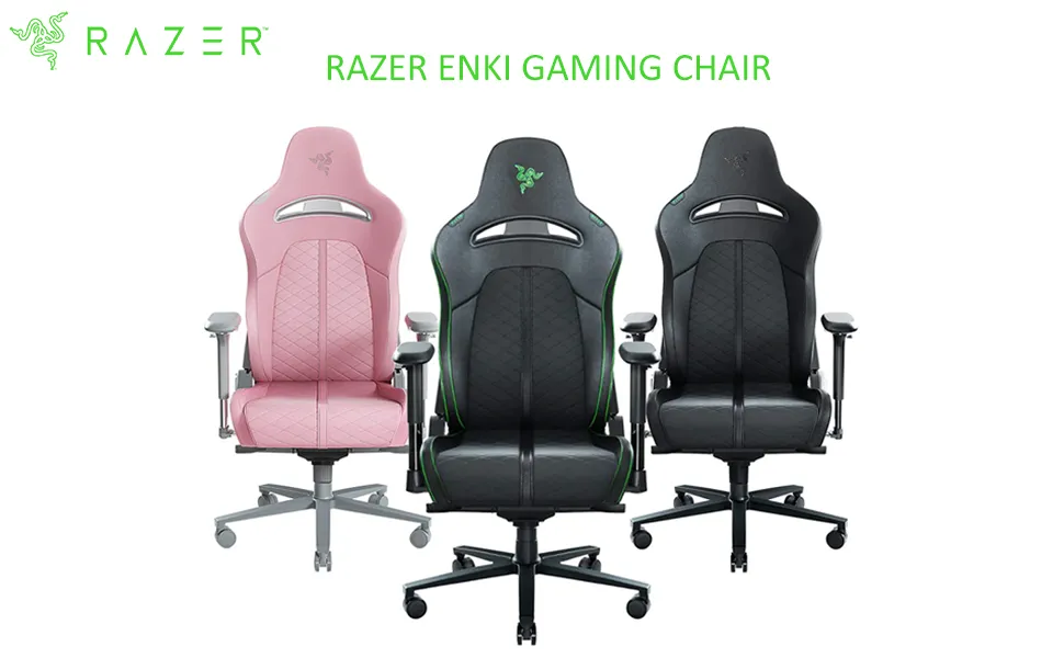 Razer Enki Ergonomic Gaming Chair (Black) overview 1