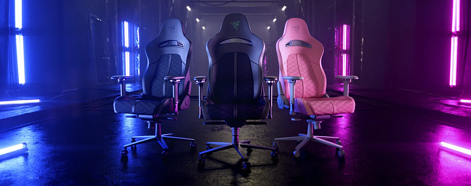 Razer Enki X Essential Gaming Chair for All-Day Comfort, Black & Green overview 2