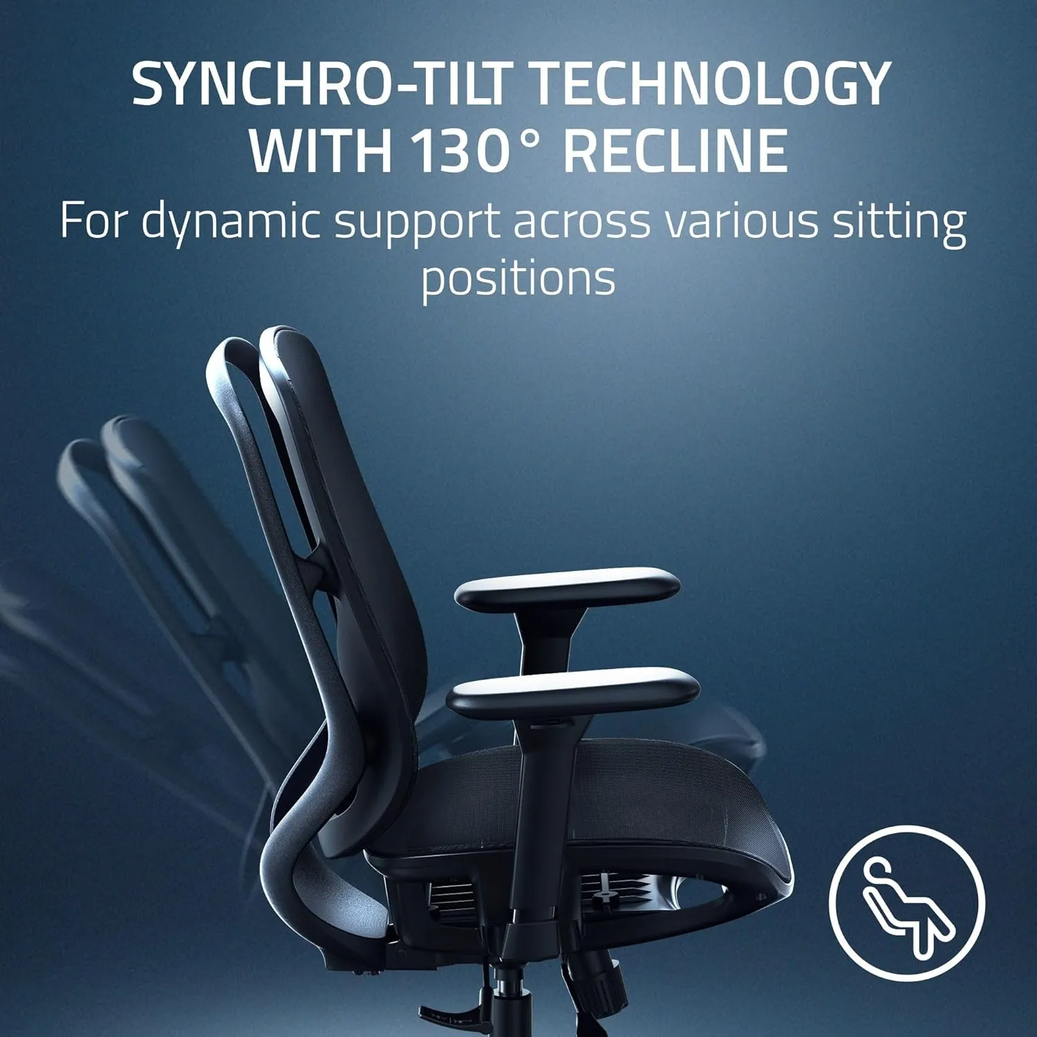 Razer Fujin Mesh Ergonomic Gaming Chair (Black) overview 3