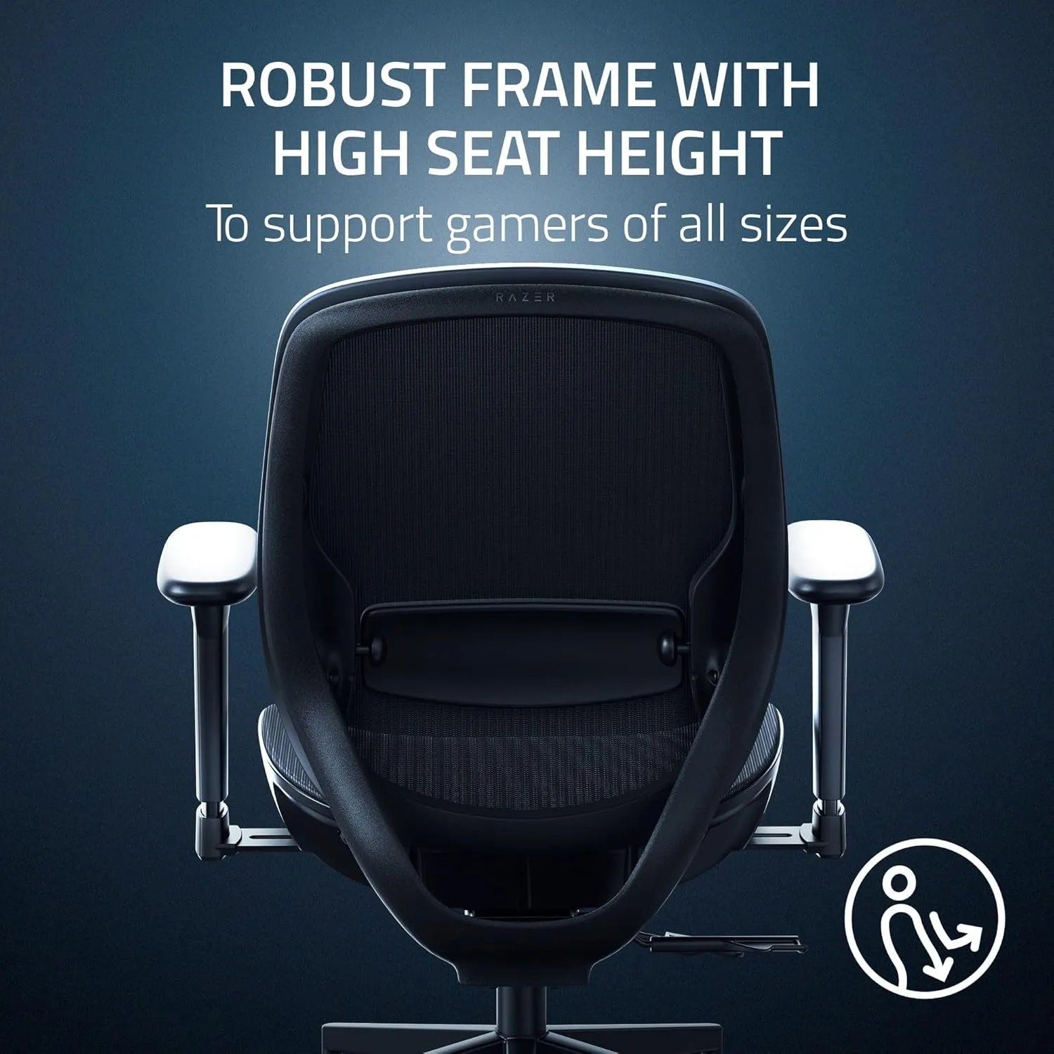 Razer Fujin Mesh Ergonomic Gaming Chair (Black) overview 6